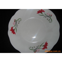 Haonai 210560 indian dinner sets with decal/elegance fine porcelain dinner plate